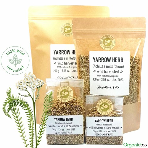 Yarrow herb dried organic - dried,