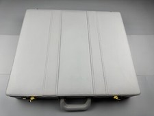 Leather Masonic Regalia Apron Hard Case Briefcase Provincial Size White Strap