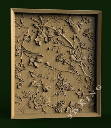 Stl model flowers - stl, pattern