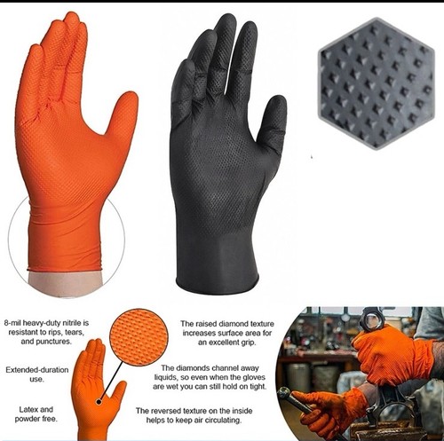 8mil nitrile gloves - gloves, extra