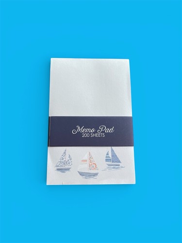 Sailboat memo pad 200 - sailboat,