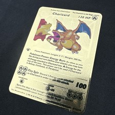 Charizard 120HP Gold Metal