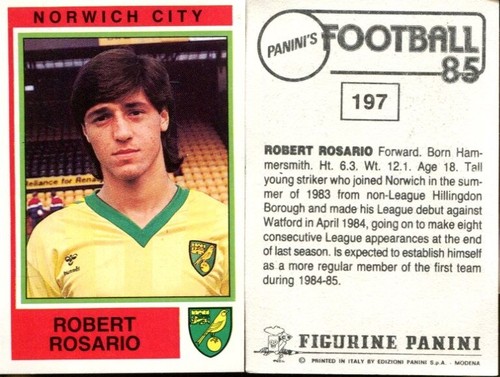Panini football 1985 - panini, 197