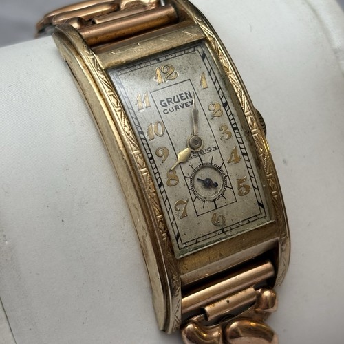 Antique vintage gruen curvex - antique,