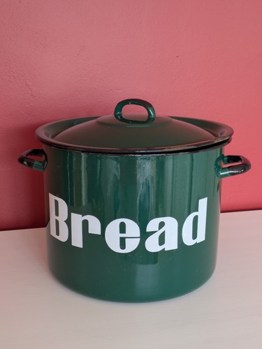 Large enamelled metal round - large,