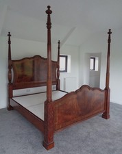 SO BEAUTIFUL - FOUR POSTER BED AND SPRUNG BASE TO FIT SUPER KING 4 POSTER 