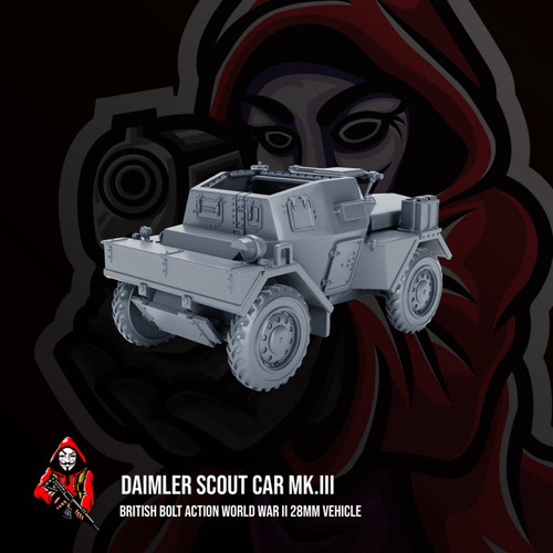 British daimler scout car - british,