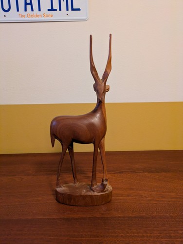 Vintage hand carved teak - vintage, hand-carved