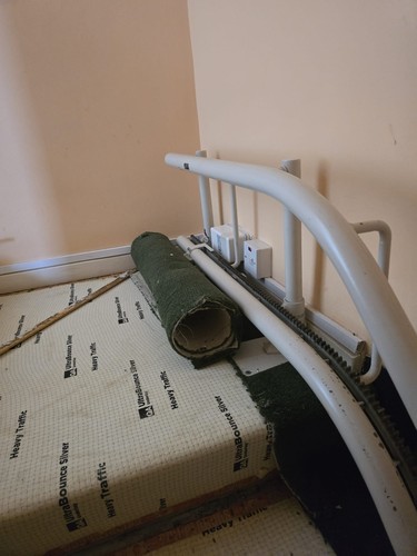 Stannah stairlift set curved