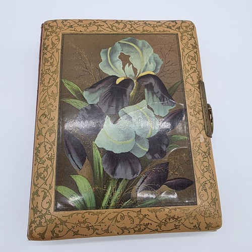 Vintage photo album floral - vintage,