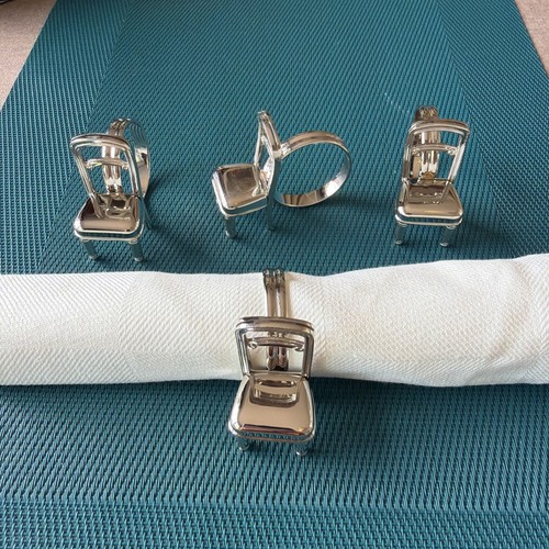 Silea silver plated chair - silver,