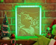 ⭐ Premium Grinch Lithophane