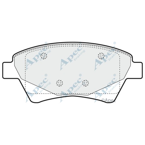 Brake pads set - brake, renault