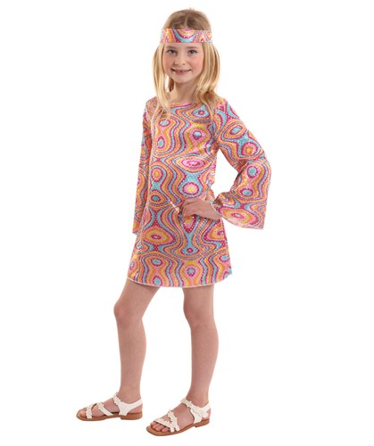 Girls hippie costume 70 s - costume, 70's