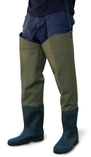 Pvc hip waders waterproof fly - pvc,