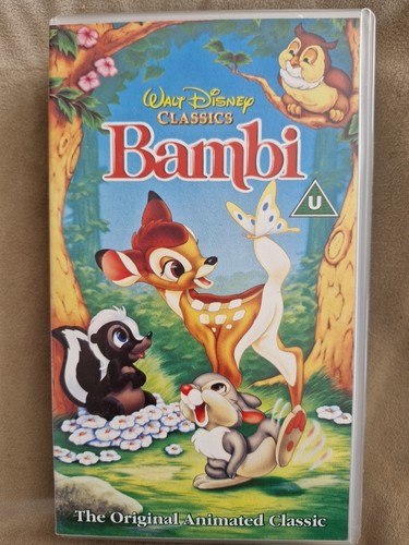 Disney bambi 1994 vhs - bambi,