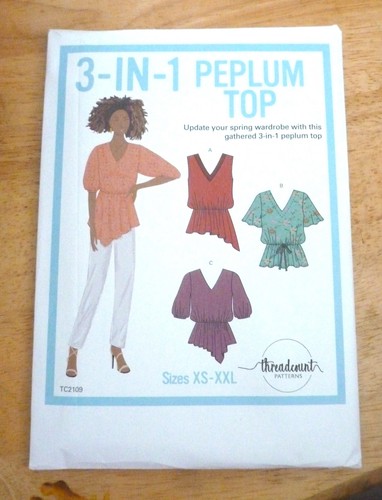 Ladies peplum top - in,