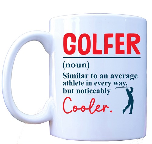 Golfer definition mug - definition,