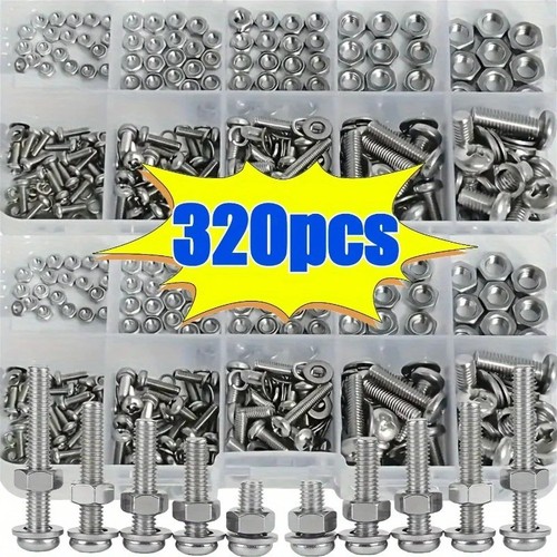 120 320pcs hex nuts and - 120/320pcs,