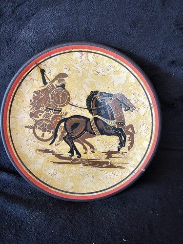Greekgod driving chariot - driving, a