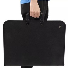 DESIGN PORTFOLIO WATER PROOF BLACK CASE ART WORK PAINTING-FOLDER BAG A1 A2 A3 A4