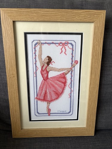 Framed cross stitch - artwork, of