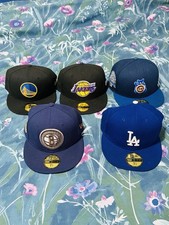 New Era Fitted Baseball Cap Size 7 5/8   X5