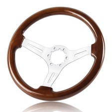 14-inch wooden steering wheel