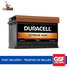 Duracell Battery DE 70 Extreme AGM 12V 70Ah 760A B13 L3 Vauxhall Astra 1.6 Turbo
