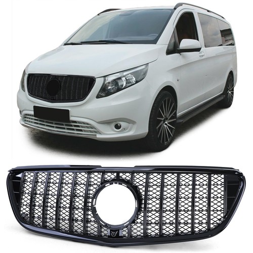 Sport front grille black gloss - front,