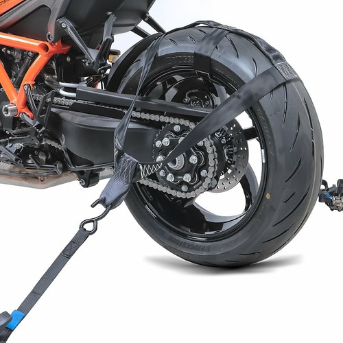 Rear wheel tie down straps - wheel, for