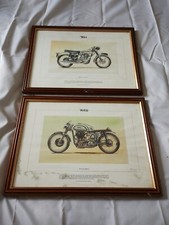 Motorcycle Art Print - Norton