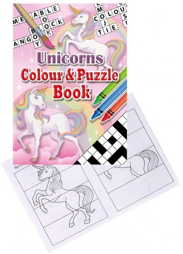 Unicorn mini colouring - unicorn,