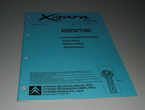 Workshop manual citroen xsara - workshop,