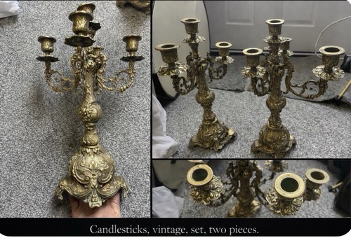 Candelabra vintage french - vintage,