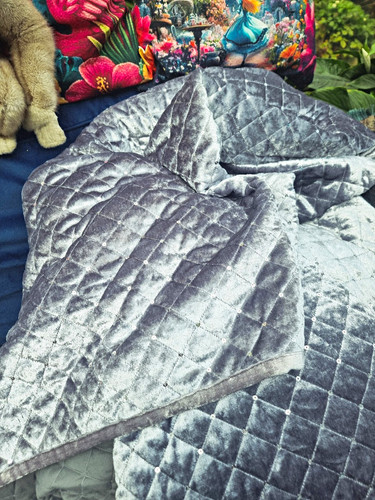 Double silver quilted - double,