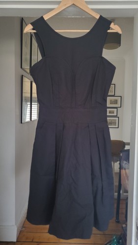 Reiss skater dress black size - dress,