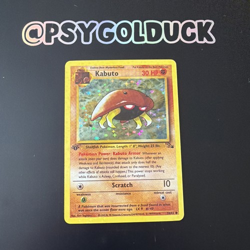 Kabuto pokemon holographic - kabuto,