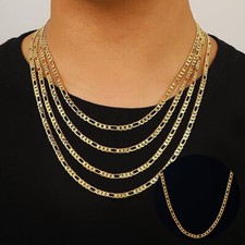Fashion 4MM Figaro Link Chain