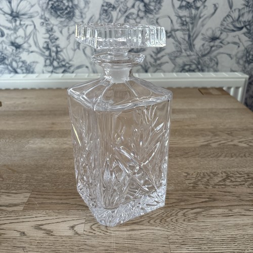 Antique lead crystal decanter - antique,