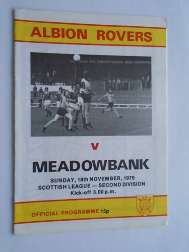 Albion rovers meadowbank - albion,
