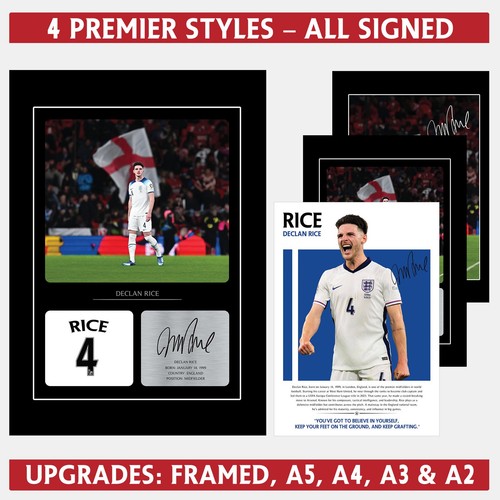 Declan rice signed england - declan,
