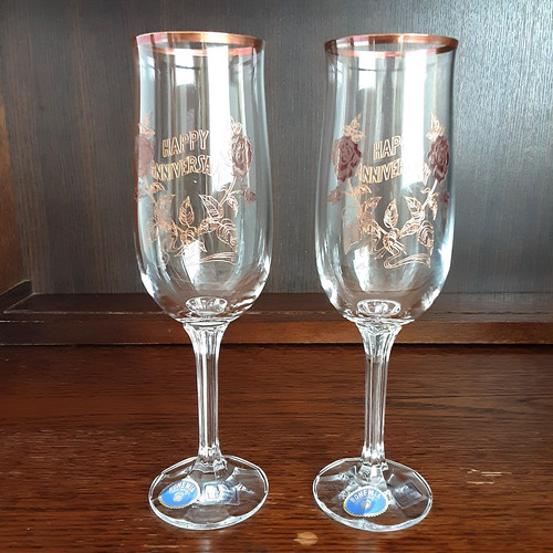 Happy anniversary champagne - anniversary,