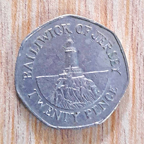 Jersey 20p coin 2007 - jersey,