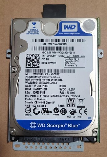 Western digital wd800bevt - western,