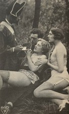 Postcard erotic woman nude