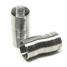 Ring Memory Wire 120 Coils 20mm Make Wine Glass Ornament Silver Tone Accessories