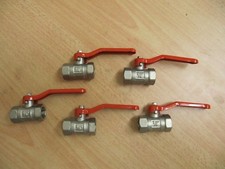 Sand blast 3/8 Ball Valves used with 10 & 20 gallon Sand blast pots. 5 x valves