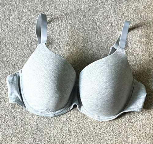 Grey padded underwired - m&s,