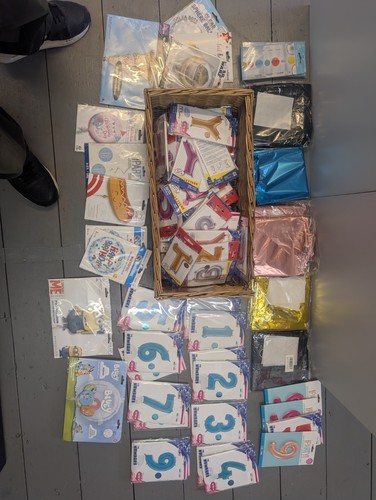 Job lot foil helium - of,